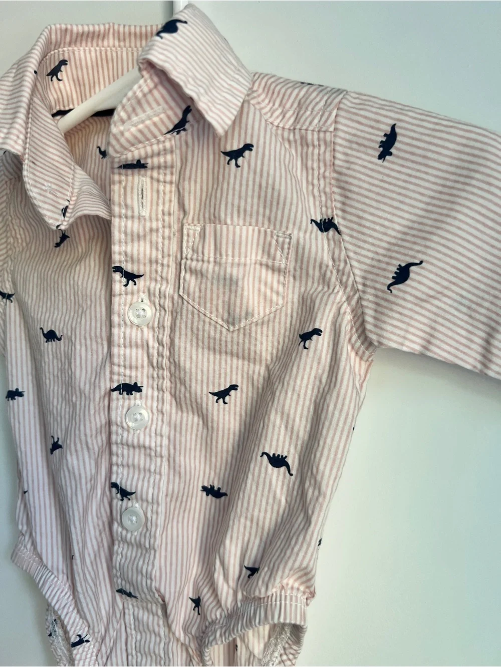Carter’s Dinosaur Button-Up Bodysuit | Newborn